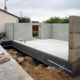 Agrandissement terrasse pour jardin suspendu Fecamp